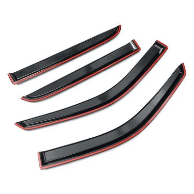 kwaliteit  Durable Auto Weather Shields Ventshade Rain Guard Wind Deflector Sun Shade Car Window Shade For Dodge Ram 1500 2009-2018 Car Styling fabriek