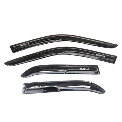 Sports ACRYLIC PMMA For 1998-2002 Toyota Corolla Car Door Sun Shade Window Visor Sun Rain Shield Wind Deflector AIR PRESS