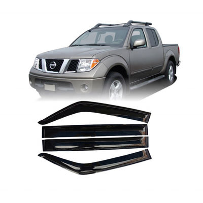 PMMA Car Sun Door Rain Guard Wind Deflectors Window Shades For NISSAN FRONTIER 1998-2005
